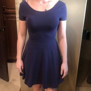 Little navy cotton dress